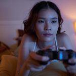 Woman Playing Videogames